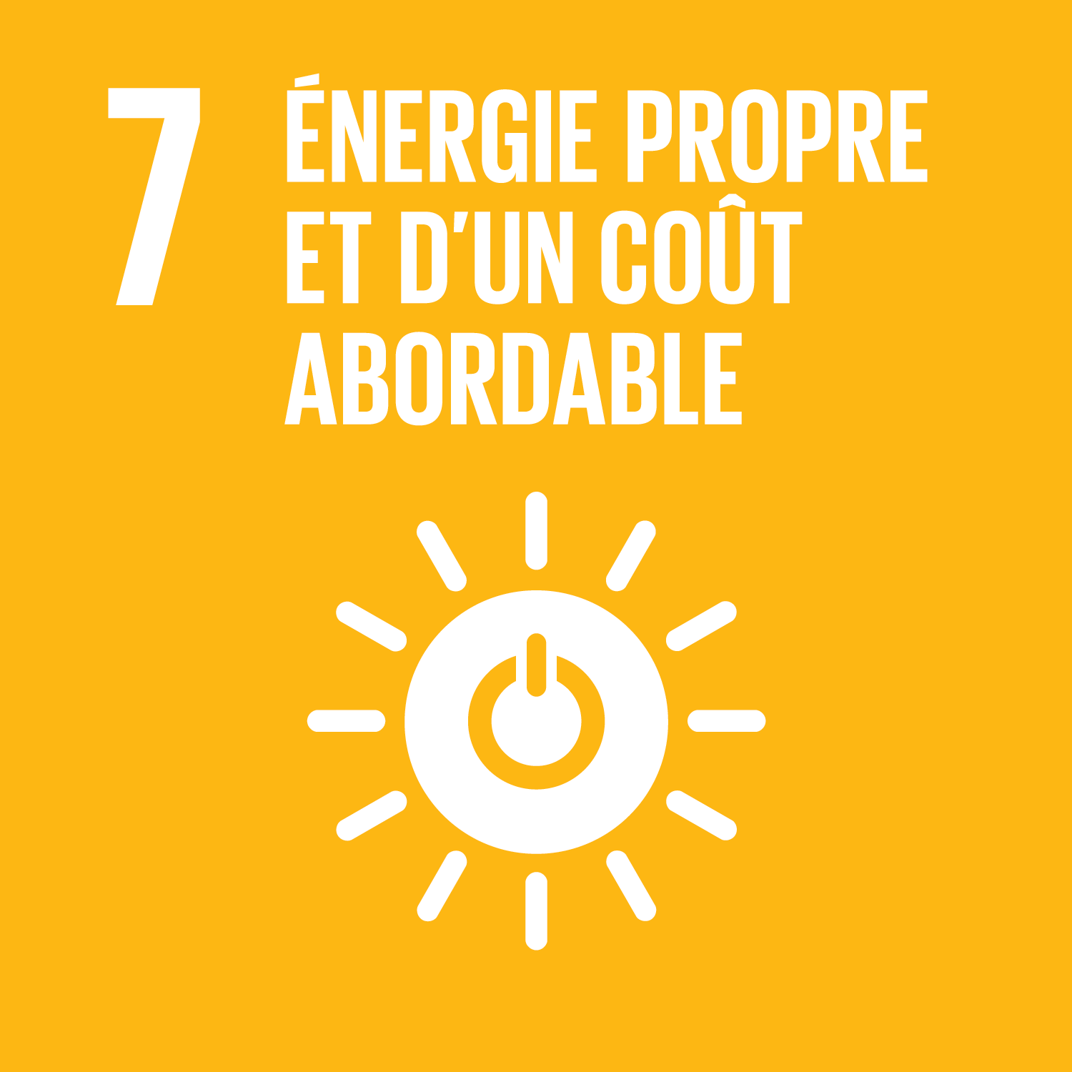 7. Énergie propre et d’un coût abordable