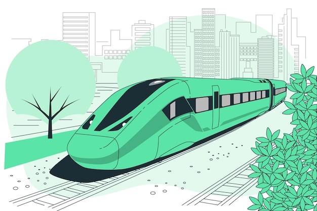 Trainillustration La Fourmilière