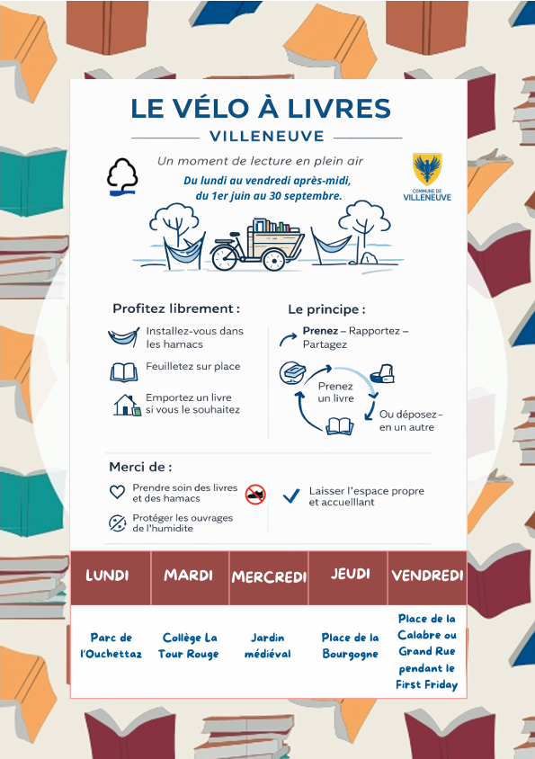 Le Vélo-à-livres : une bibliothèque itinérante au cœur de la vie locale